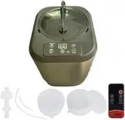 HOSOUTION 5L Sauna Steamer with Larger Volume and More Steam Output, Fcc Certified 5L & 2000W Steam Generator, Sauna Steamer Machine with Remote Control, Portable Sauna Steamer, Black