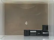 LEGO Parts - Black Slope, Curved 1 x 1 x 2/3 Double - No 49307 - QTY 5