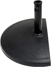 20 lb Half Round Heavy Duty Base Stand for Outdoor Patio Market Table Umbrella