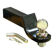 PK Tools Hitch and Chrome Towball Kit 5/8"Pin Locking Clip 3500kg
