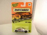1994 & 1995 MATCHBOX SUPERFAST #12 CHROME AUDI AVUS NEW ON CARD