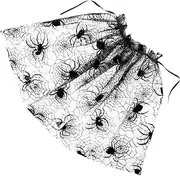 Healvian Halloween Cloak for Spider Bat Design Costume Cape Belt for Secure Party Wear for Halloween Performances Stylish Easy to Wear Cloak