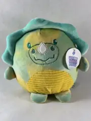 NWT Animal Adventure Spring Squish Plush Dinosaur 6” Stuffed Animal Green