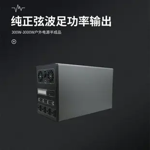 【最低價】【公司貨】純正弦波逆變器主板鋰電池一體機12v24v轉220v1500w戶外移動電源