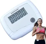 Sport Pedometer,Step Counter Walking 3D Pedometer - Digital Display Fitness Tool for Outdoor Sport Activities Running Jogging Hiking Women