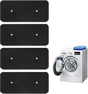 Buaak Pack of 4 40006731 Sponge Filter Mat, Lint Filter for Hoover Candy, Dryer Filter Replacement, Dryer Filter Mat, Heat Pump Dryer Filter Mat, Filter Mat (Black)