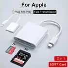 For iPhone to SD TF Card Camera Reader Adapter for iPhone 14/13/12/11 Pro Max
