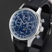 Seagull Sugess ST1908 40mm Blue Moon Phase Date Chronograph Sapphire 1963 BNIB