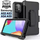 For Samsung A52 A53 A54 A55 A56 Shockproof Tough Defender Case Belt Clip