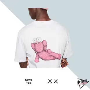 KAWS X UNIQLO UT 親子 短袖 短T 白粉 男女 孩童 TEE【彼得潘】