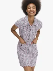 enchanted tweed shirtdress
