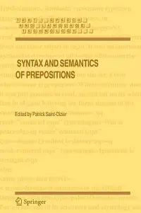 在飛比找博客來優惠-Syntax And Semantics of Prepos