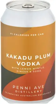 Penni Ave Distillery Kakadu Plum Vodka with Lemon Myrtle Soda 355ml