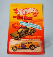 HOT WHEELS VINTAGE "THE HOT ONES" 1983 FLAT OUT 442 GOLD 2506
