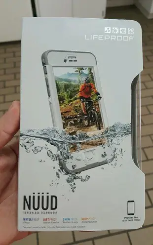 二代白灰色可刷卡分期+免運※台北快貨※美國原裝正貨Lifeproof NUUD保護殼**iPhone 6S Plus專用