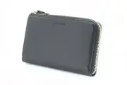 Lo & Sons - Magnolia Leather Wallet, Nappa Leather, Gold Hardware, Grey Interior
