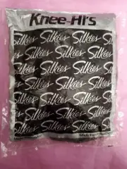 SILKIES - 3 Pair - MISTY GREY- One Size Nylon Knee Highs Stockings