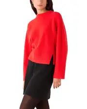 Whistles Side Split Knit Top