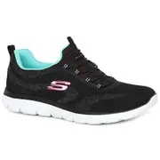 Skechers Summits New Nature Womens Trainers Black Multi Uk 7