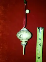 Unique,one of a kind wooden christmas ornament.