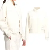 在飛比找Yahoo奇摩購物中心優惠-Adidas LOUNGE DK JKT 女 白色 休閒 運