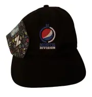 Zusa Staycationer Pepsi Logo North Division Cap Hat Strapback New With Tags