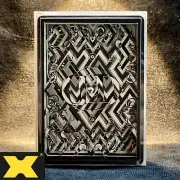 Dan & Dave Smoke & Mirrors Back Maze carved playing cards by Victor de Urda