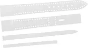 VALICLUD 4 pcs Clear Acrylic Watchband Templates for DIY Crafting Versatile Watch Strap Stencils for Unique Designs for Craft Projects