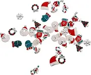 1 Box Nail Rhinestones Nail Gems Small Garland Charms Christmasnail Charms Flatback Pearls and Rhinestones Pendant Socks Tree Alloy