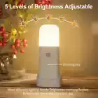LED Motion Sensor Night Light USB Rechargeable Dimmable Portable Motion Activate
