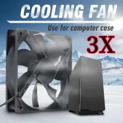 3Pcs USB Cooling Fan 5V DC Silent Desktop PC Computer Case Cooler 120x120x25mm