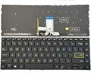 KGIGIBE Replacement Backlit Keyboard for Asus VivoBook S14 S433 S433E S433EA S433F S433FA S433FL S433JQ X421 X421DA M413DA M413IA M413DA-WS51 Laptop US Black