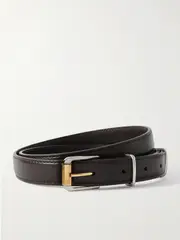 The Row - Leather Belt - Dark brown - small