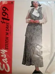 Vest Blouse Skirt McCalls Stitch N Save 6655 Sewing Pattern 10 12 14 UC FF VTG