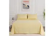 Linenova Brushed Microfibre Striped Bed Sheet Set