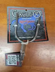Circle R Western Unisex Silvertone & Brass Rowel Pin CR177 Reinsman Free Shippin