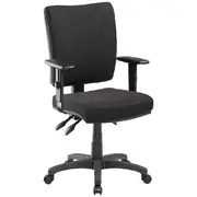 Pago Flash II Deluxe Heavy Duty Ergonomic Chair Arms Black