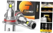 Fahren Upgraded 9007/HB5 Light Bulbs, 22000LM 600% Brighter 6500K Cool White,