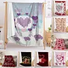 3D Valentine's Day Love Printing Series Sleeping Blanket Sofa Bed Sheet Blanket