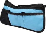 Wheelchair Side Pouch Armrest Bag Storage Organizer for Walker Office Chair Easy Attachment Straps Buckles Sturdy Mesh Bag for Wheelchair Accessories