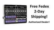 New Electro-Harmonix EHX MicroSynth Analog Guitar Micro Synthesizer Pedal