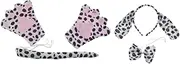 Sosoport 1 Set Dalmatians Headband Dachshund Puppy Costumes Brooches Bow Corsage Accessories Padded Animal Costume Skincare Headband Inflatable Costume Dog Costume Pet Short Plush