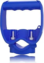 Garden Shovel Handle Attachment, Labor Saving Tool Grip for Back Saver, Work with Garden Shovels, Snow Shovels, Rakes, D Grip Ergonomic Handle Replacement, Blue