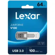 Lexar 64GB JumpDrive V100 USB 3.0 Flash Drive Memory Stick Pen Drive PC Mac