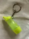 TUPPERWARE TANG PARROT GREEN SPORTS DRINK BOTTLE KEYCHAIN KEYRING