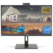 All IN One 22 " I7 RAM 16gb SSD 480gb Windows 11 Pro Aio Computer Vesa PC LCD