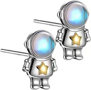 [TOVINANNA] Unique Space Earrings Astronaut Design Dangle Earrings for Women Girls
