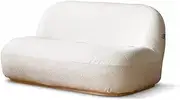 Sofas and Couches Lamb Velvet Sofa Nordic Simple Living Room Light Luxury Small Apartment Double Cream Sofa Bedroom Leisure Sofa for Living Room Corner Chair Bedroom Salon Office