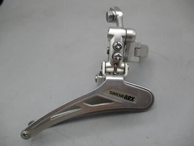 NOS Sun Tour ARX front derailleur w/ removeable cable housing stop 28.6