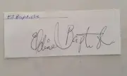 ELDINE BAPTISTE CRICKET SIGNED IN PERSON NEAT CUT WEST INDIES ASHES GOMES LARA